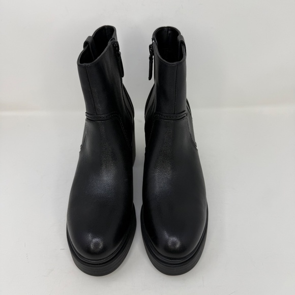 New Cole Haan Paz Pull On Booties In Black Leather Sz 8 - Picture 6 of 13